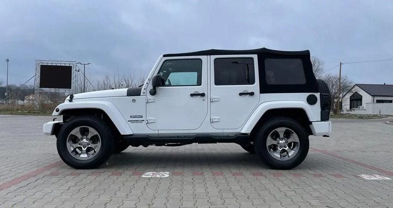 Jeep Wrangler cena 106000 przebieg: 146900, rok produkcji 2016 z Lublin małe 466